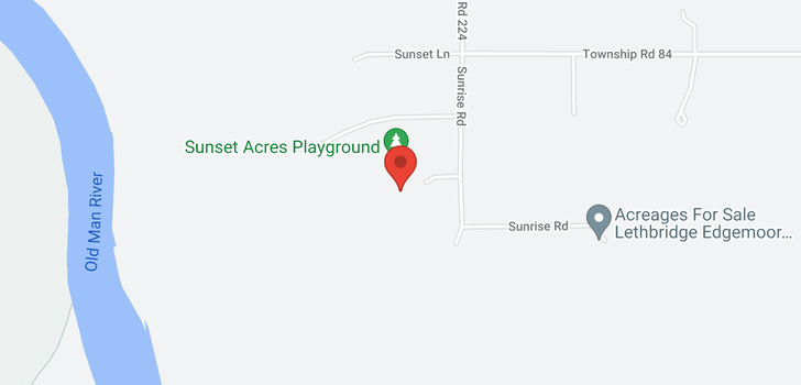 map of 10  Sunset Crescent W